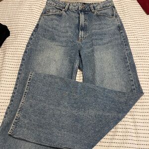 HM Super high wide leg jeans